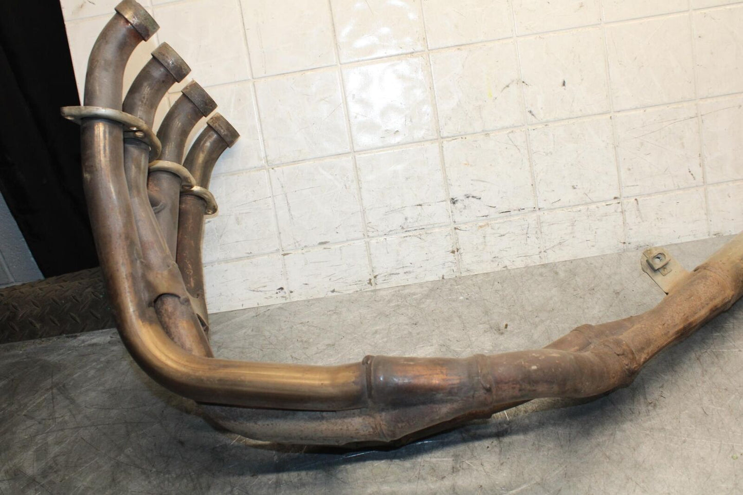 2003 Suzuki GSXR750 EXHAUST HEADER PIPES MANIFOLD 14100-35F10 bb402