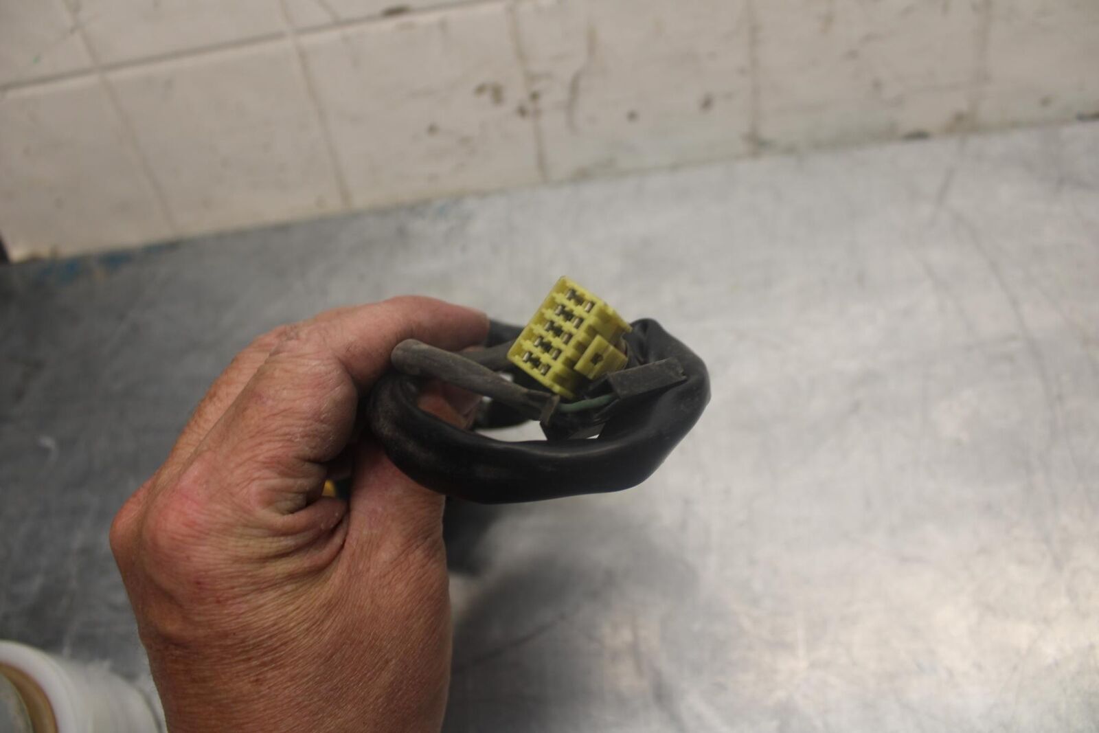 03-04 SUZUKI GSXR1000 LEFT CLIP ON HANDLE HORN SIGNALS SWITCH SWITCHES BB459