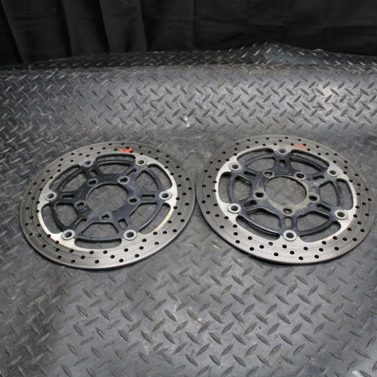 03 SUZUKI SV650S FRONT LEFT RIGHT BRAKE ROTORS DISCS BB219