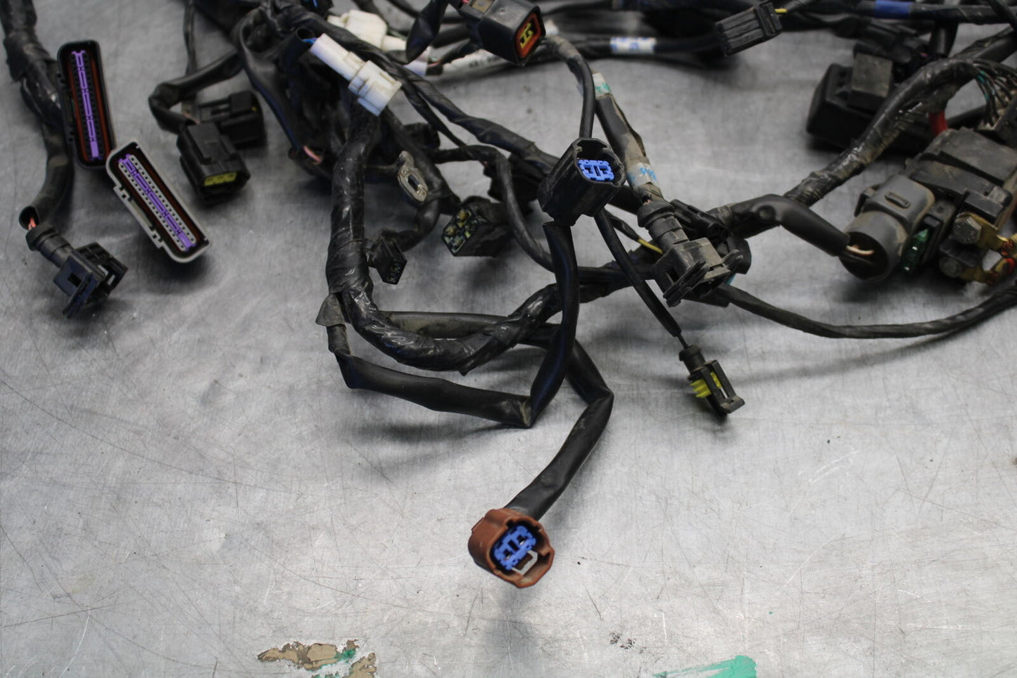 07-08 TRIUMPH DAYTONA 675 MAIN ENGINE WIRING HARNESS WIRE LOOM T2501656 BB685
