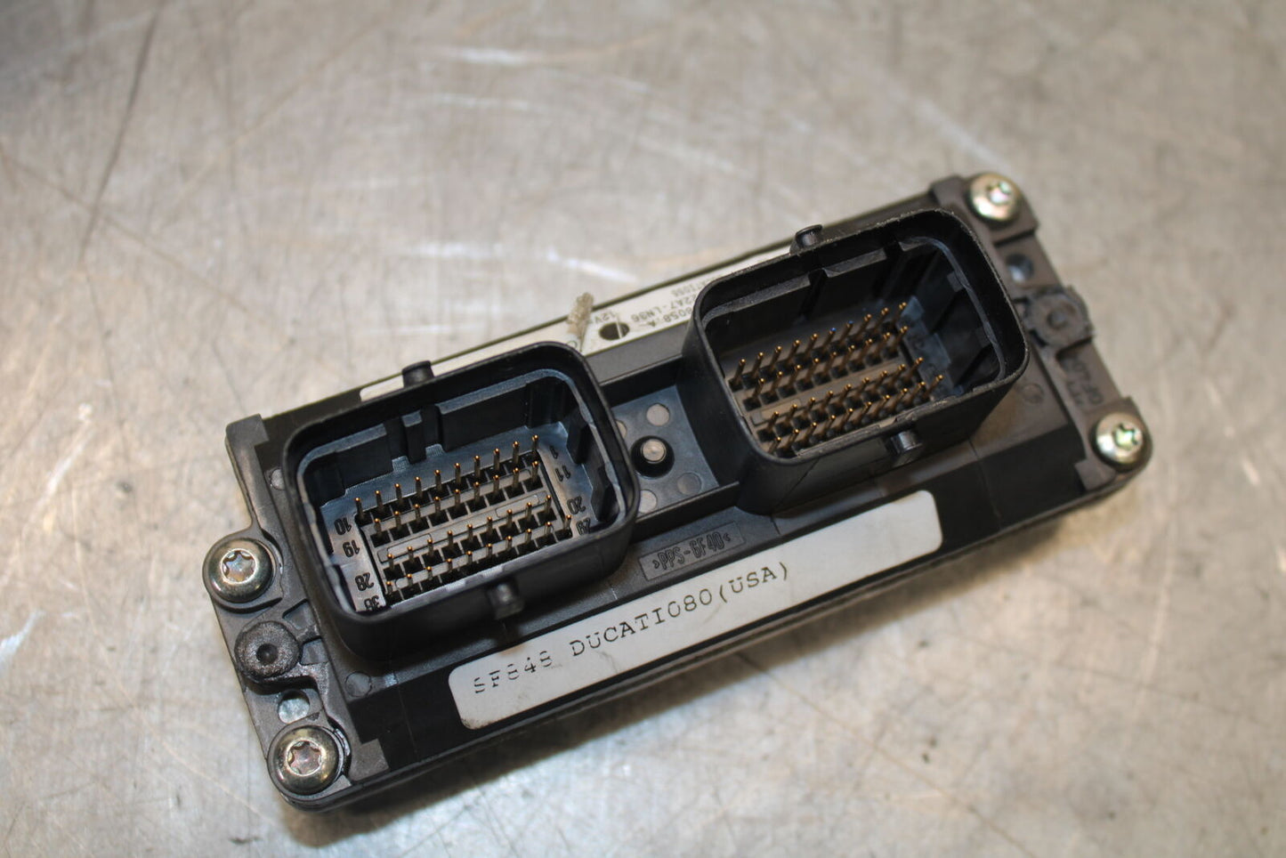 12-13 DUCATI STREETFIGHTER 848 ECU COMPUTER CONTROLLER UNIT BLACK BOX ECM BB705
