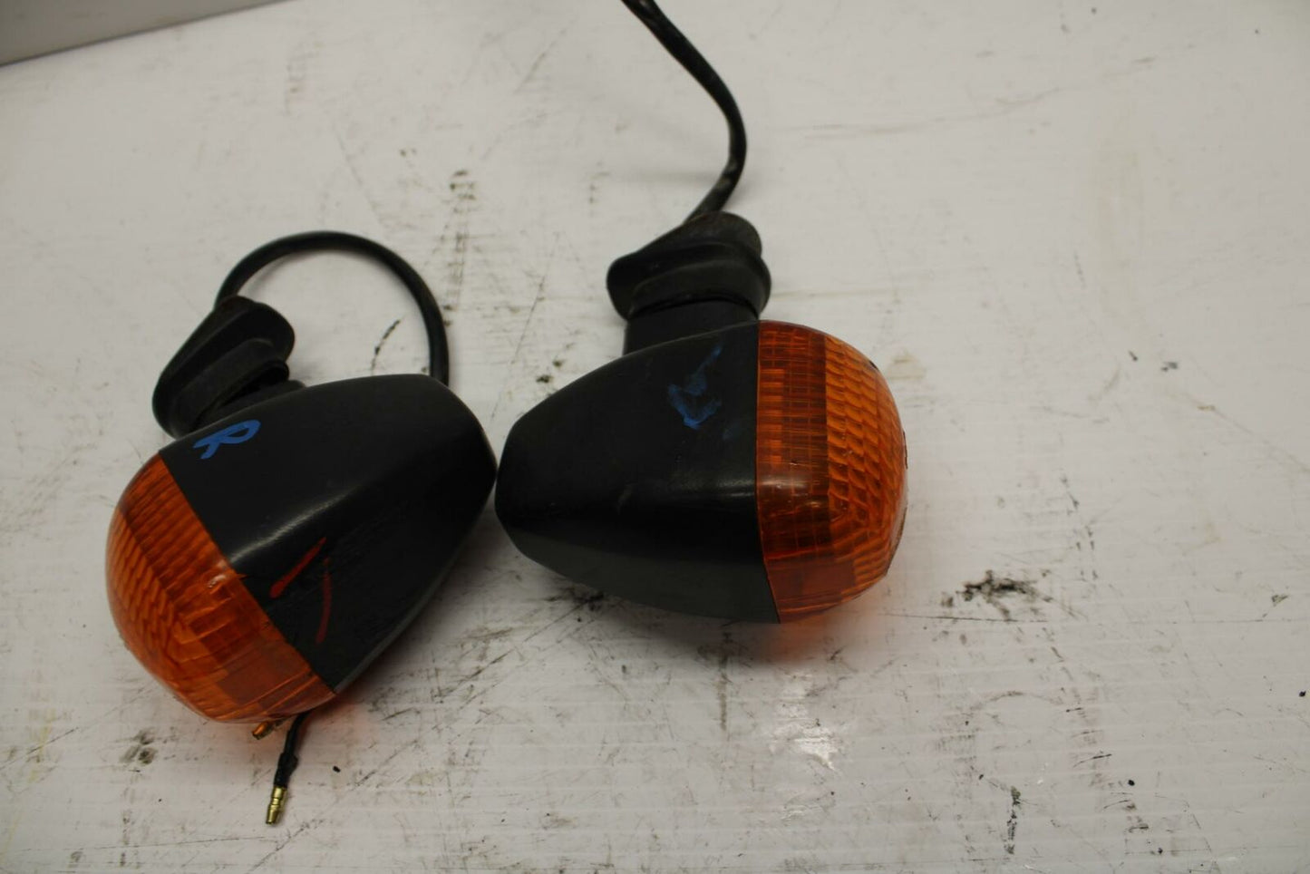 99 YAMAHA YZF R6 REAR LEFT RIGHT TURN SIGNALS LIGHT INDICATORS BB246