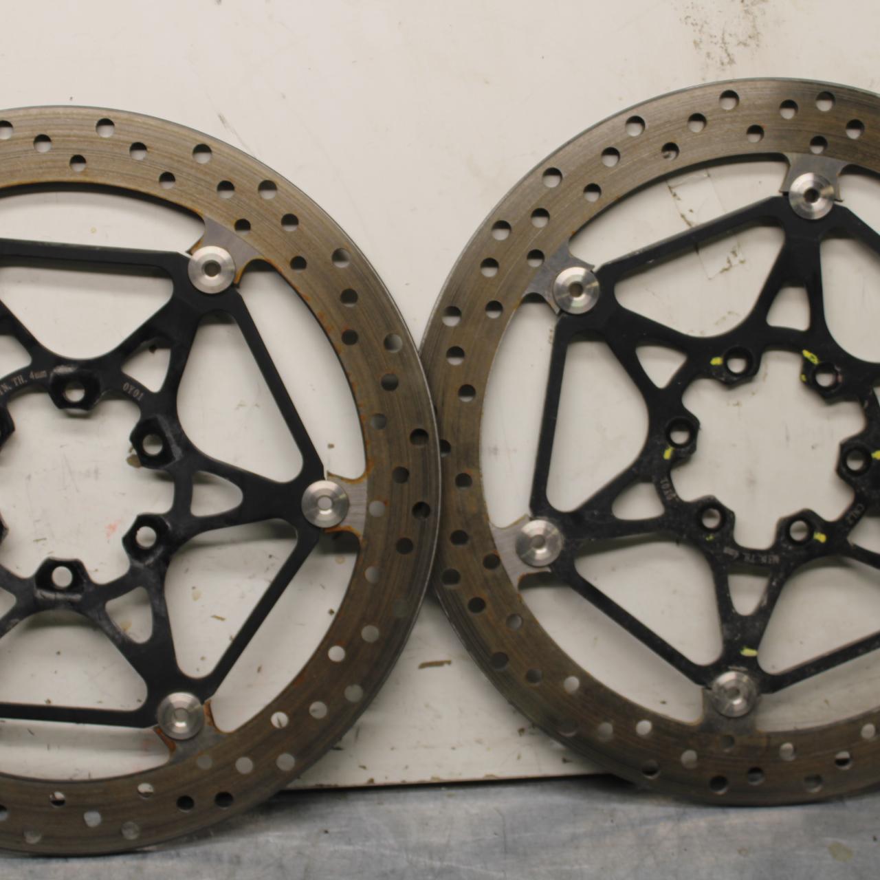 20-23 APRILIA RS660 FRONT LEFT RIGHT BRAKE ROTORS DISCS BB643
