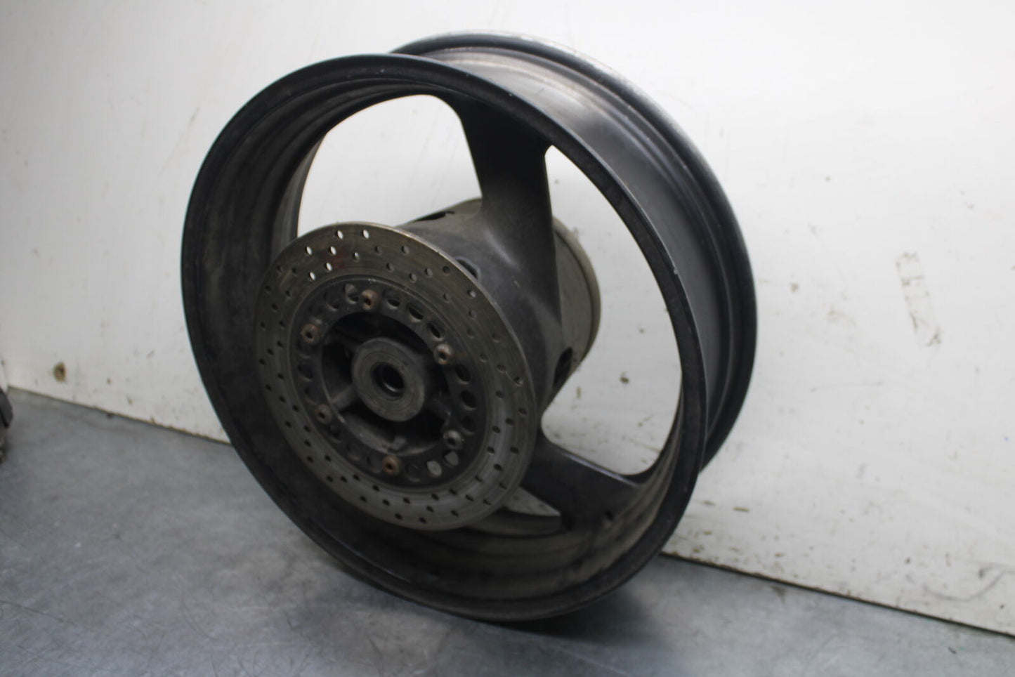 96-07 YAMAHA YZF600R REAR WHEEL BACK RIM AND ROTOR BB746