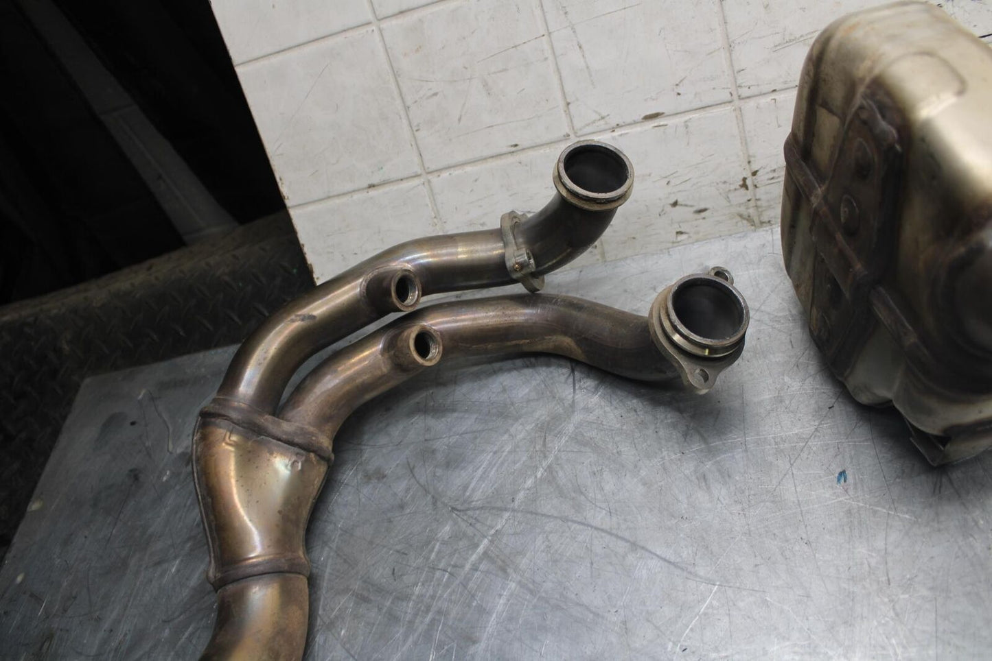 22 KTM 890 ADVENTURE EXHAUST HEADER PIPES MANIFOLD CAT BB514
