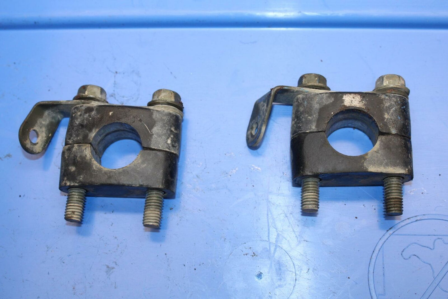 03-06 SUZUKI QUADSPORT Z400 HANDLEBAR RISERS END CAPS GRIPS CLAMPS BB256