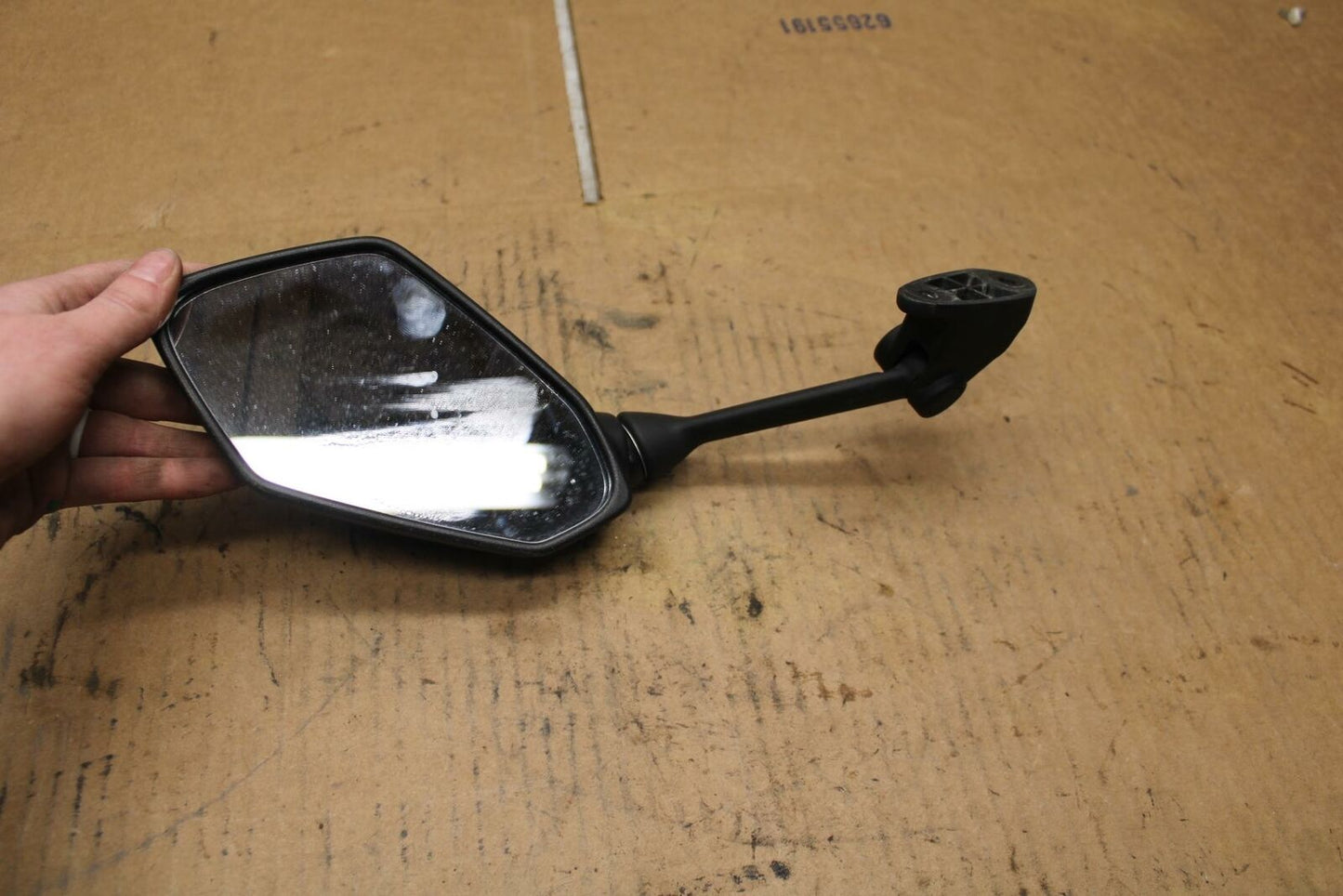 09-12 KAWASAKI NINJA ZX6R RIGHT SIDE REAR VIEW MIRROR BB383