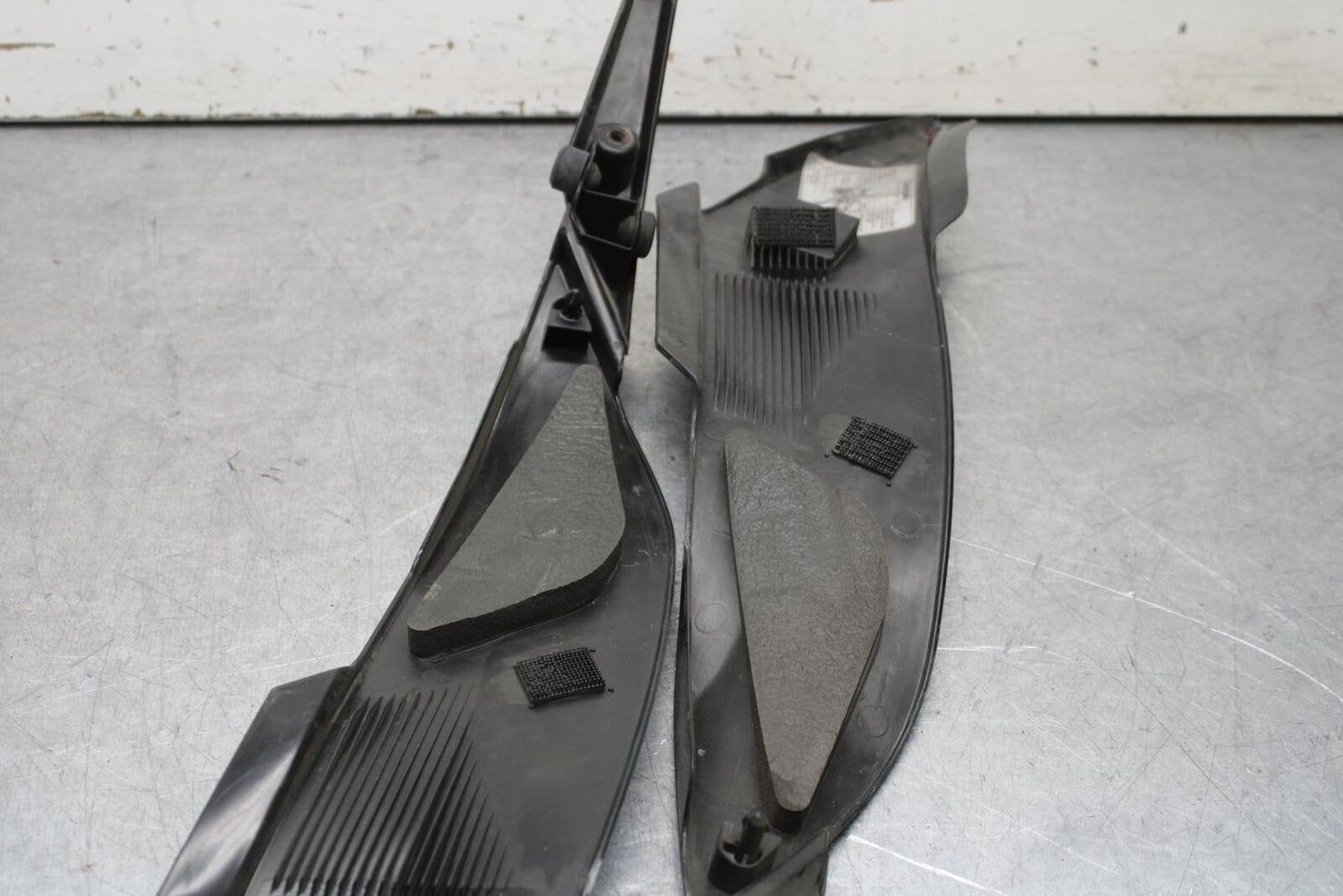 09-12 KAWASAKI NINJA ZX6R RIGHT LEFT FRAME MID SIDE COVERS COWLS PANELS BB640