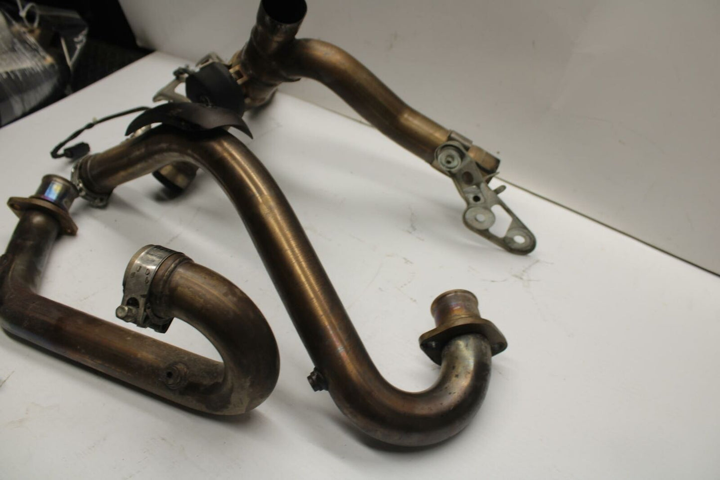 12 DUCATI MONSTER 796 EXHAUST HEADER PIPES MANIFOLD BB276