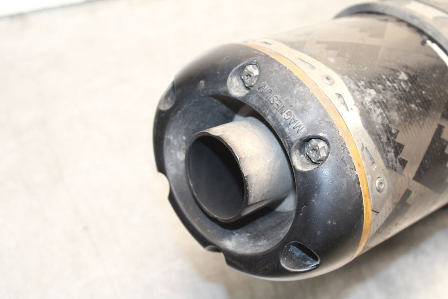 07-08 TRIUMPH DAYTONA 675 TWO BROTHERS EXHAUST PIPE SLIP ON CAN SILENCER BB685
