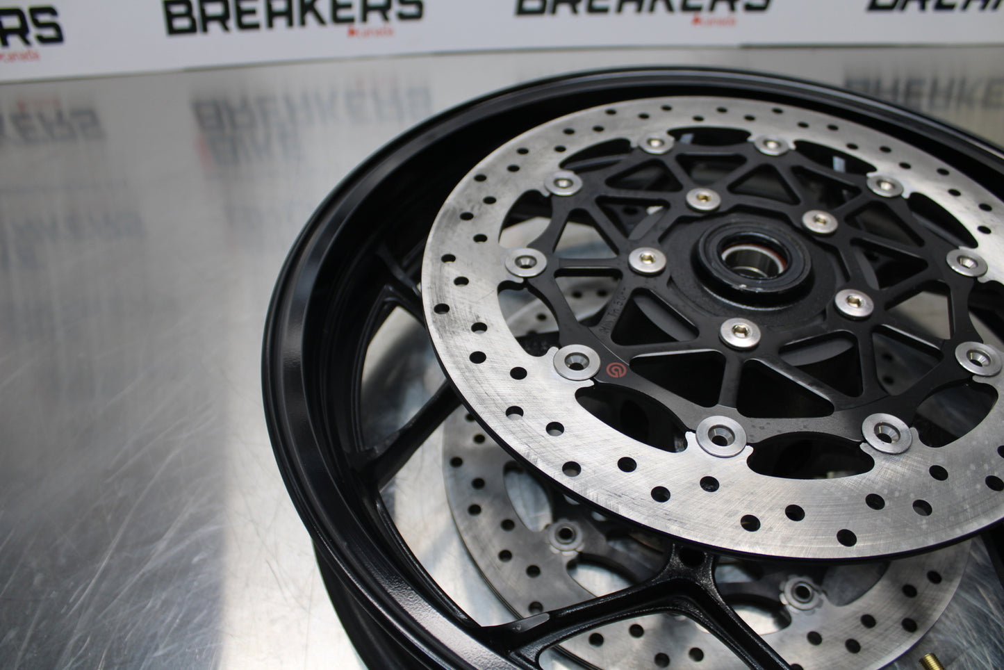 23-24 KAWASAKI NINJA ZX14R NEW!! FRONT WHEEL FRONT RIM & ROTORS BB141