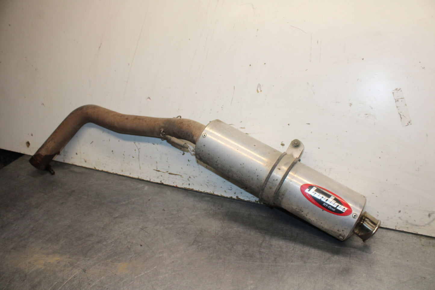 05-06 HONDA CBR600RR AFTERMARKET JARDINE EXHAUST PIPE MUFFLER SLIP ON BB739