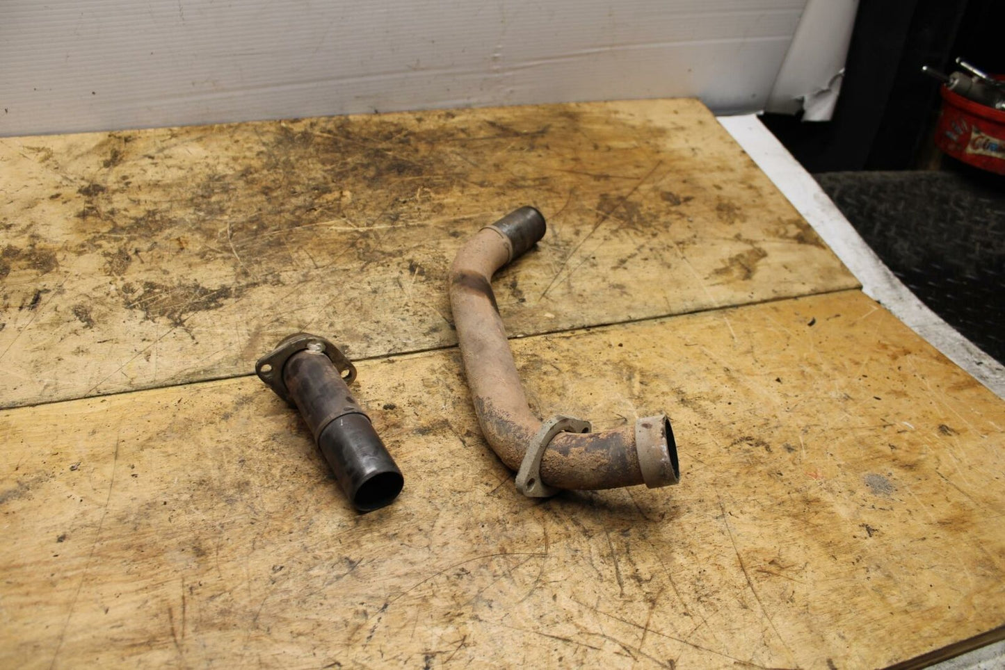 07-11 SUZUKI VSTROM 650 EXHAUST HEADER PIPES MANIFOLD BB340