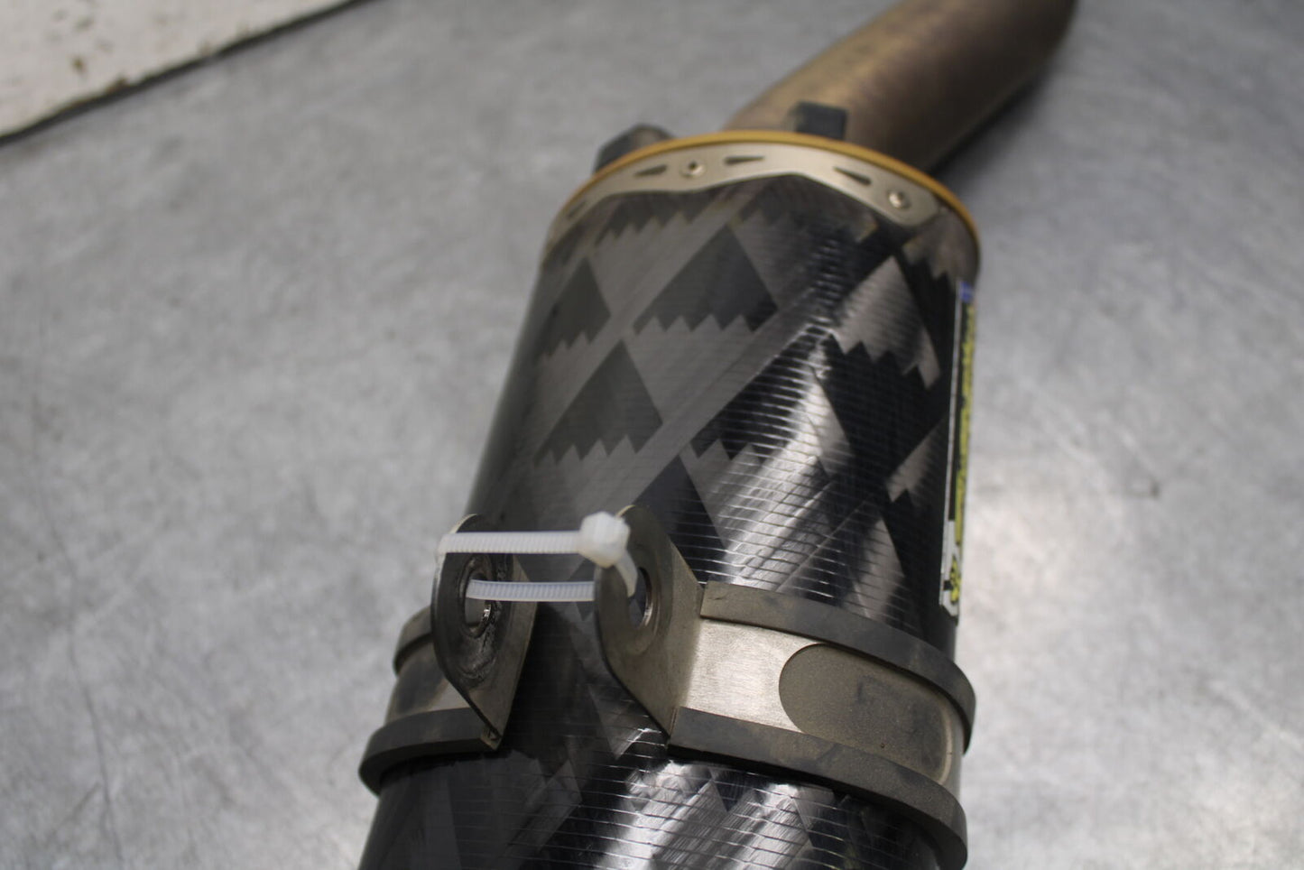 07-08 TRIUMPH DAYTONA 675 TWO BROTHERS EXHAUST PIPE SLIP ON CAN SILENCER BB685