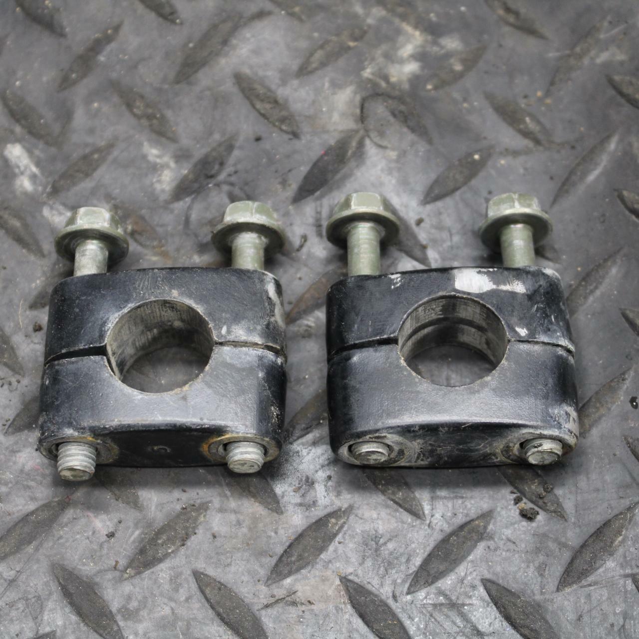 03-06 SUZUKI QUADSPORT Z400 HANDLEBAR RISERS CLAMPS BB207