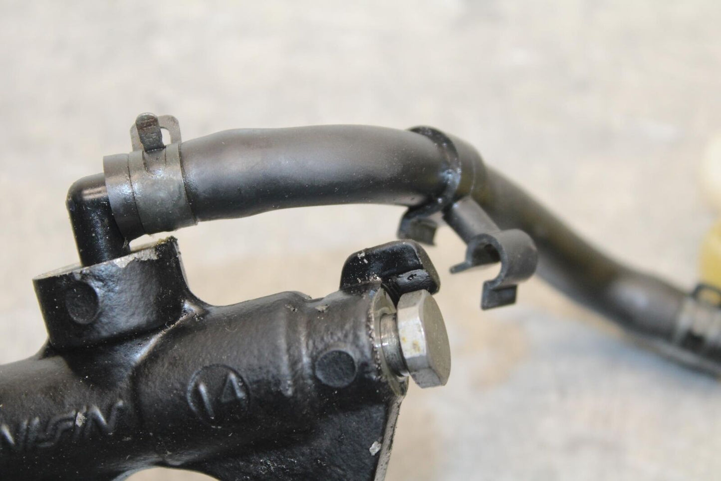 08-11 TRIUMPH SPEED TRIPLE REAR BACK BRAKE MASTER CYLINDER W RESERVOIR BB102