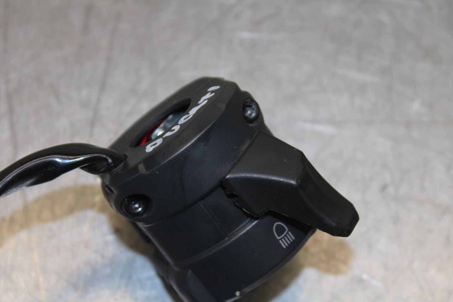 12-13 DUCATI STREETFIGHTER 848 LEFT CLIP ON HANDLE HORN SIGNALS SWITCH BB705