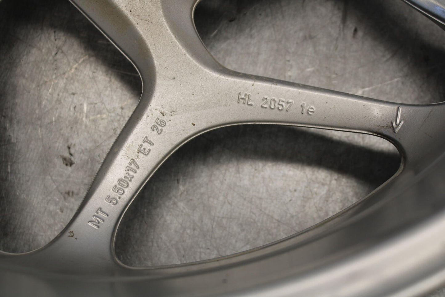 06-12 BMW F800ST REAR WHEEL BACK RIM BB291
