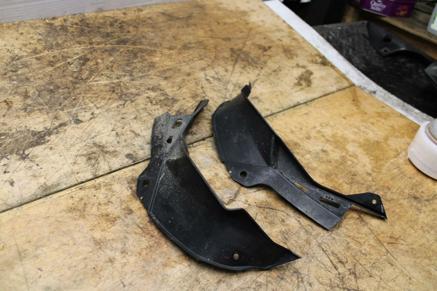 13-18 KAWASAKI NINJA ZX6R RIGHT LEFT FRONT SIDE SEAT PANELS TRIMS COWLS BB349