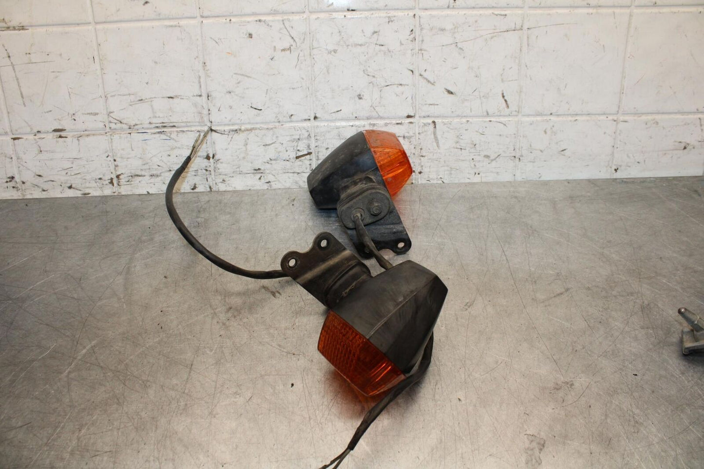 00-01 KAWASAKI ZZR600 FRONT LEFT RIGHT TURN SIGNALS LIGHT INDICATORS BB568