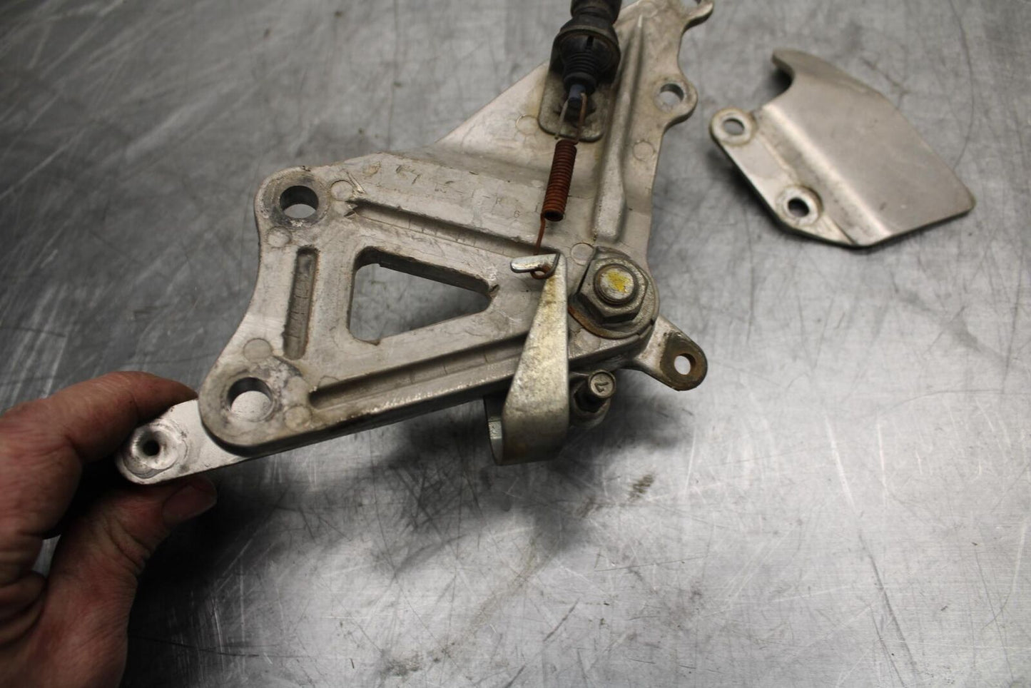 91-92 SUZUKI GSXR750 M RIGHT REARSET REAR SET DRIVER FOOT PEG REST STOP BB493