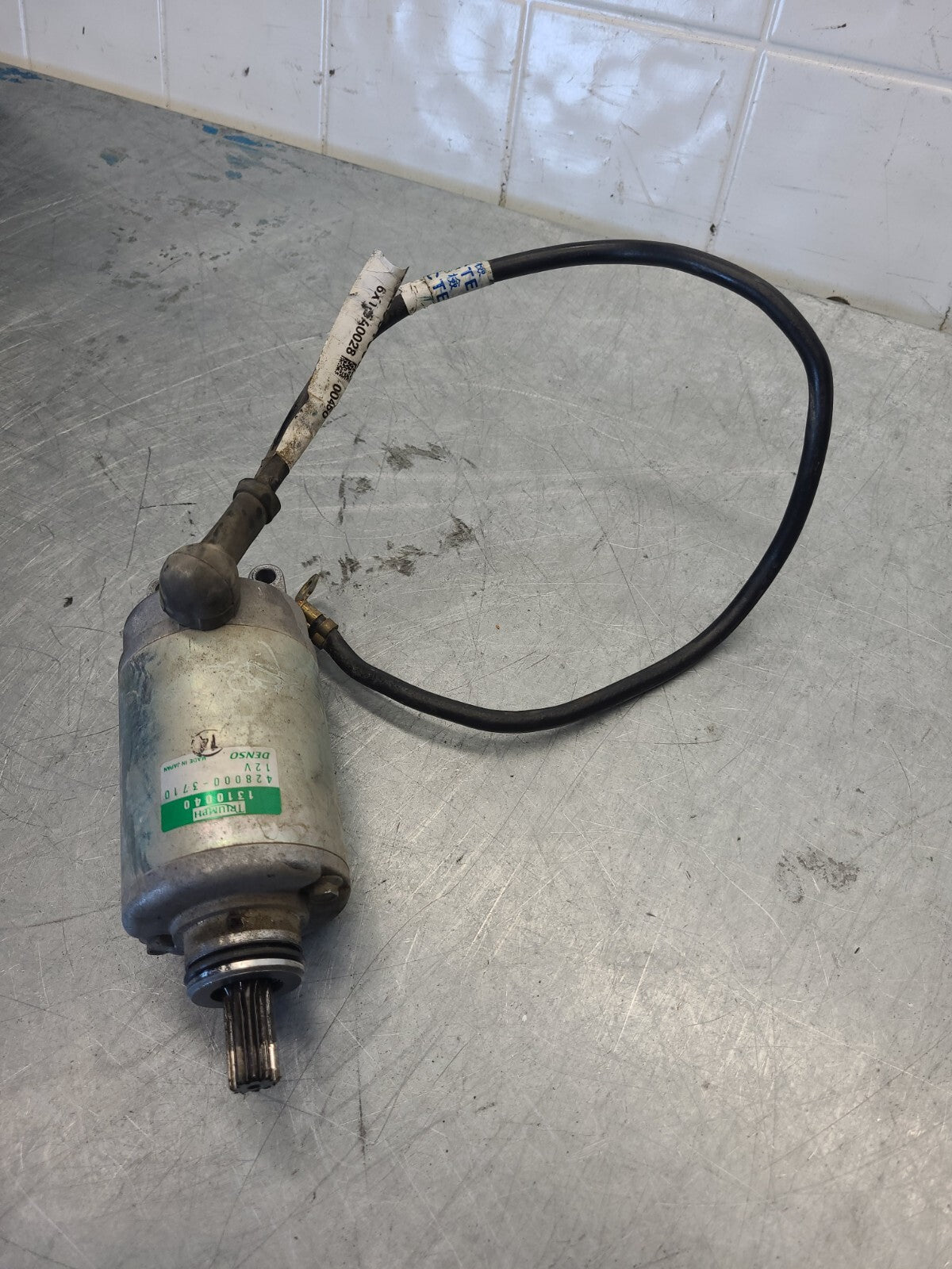 2006 Triumph Daytona 675 Triple ENGINE STARTING STARTER MOTOR -DC 12V BB434