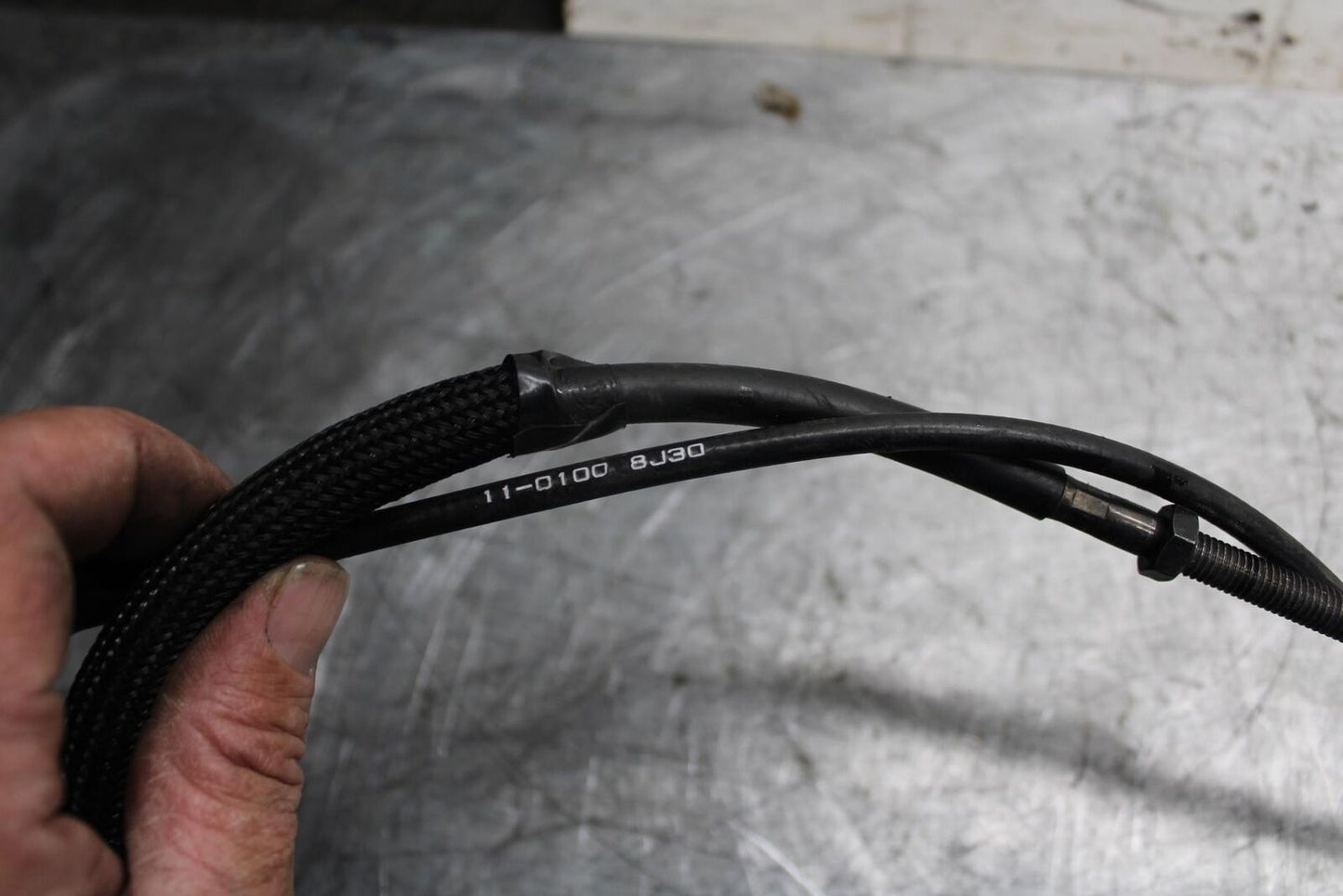 2009 Kawasaki Ninja ZX6R ZX600R CLUTCH CABLE LINE 54011-0100 BB538