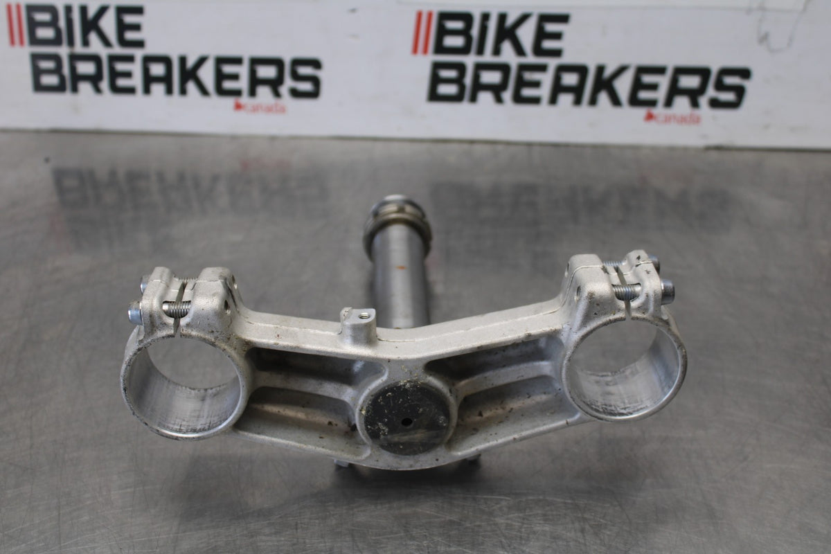13-18 KAWASAKI NINJA ZX6R FRONT FORKS CLAMP LOWER TRIPLE TREE STEM BB908