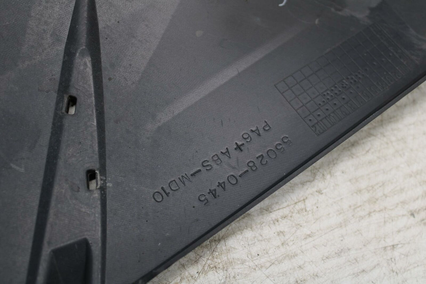 13-18 KAWASAKI NINJA ZX6R RIGHT LOWER MID UPPER SIDE FAIRING COWL BB304