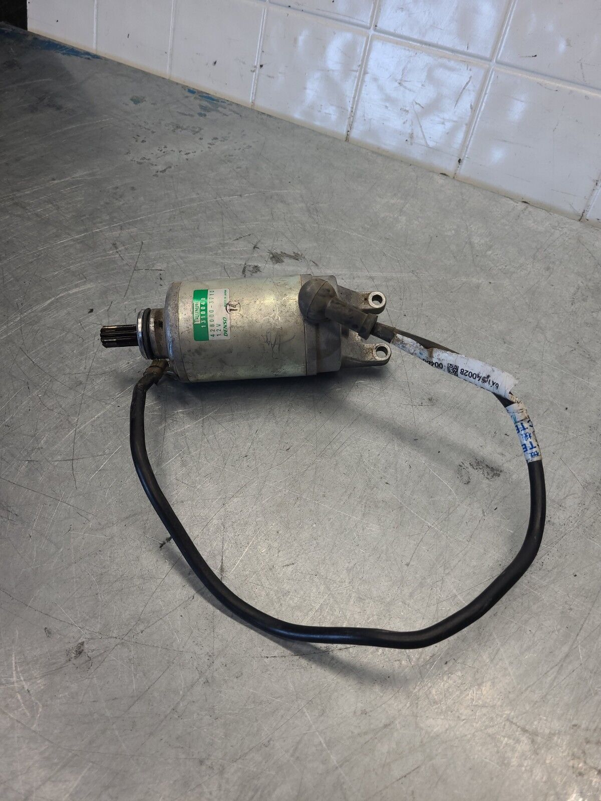 2006 Triumph Daytona 675 Triple ENGINE STARTING STARTER MOTOR -DC 12V BB434