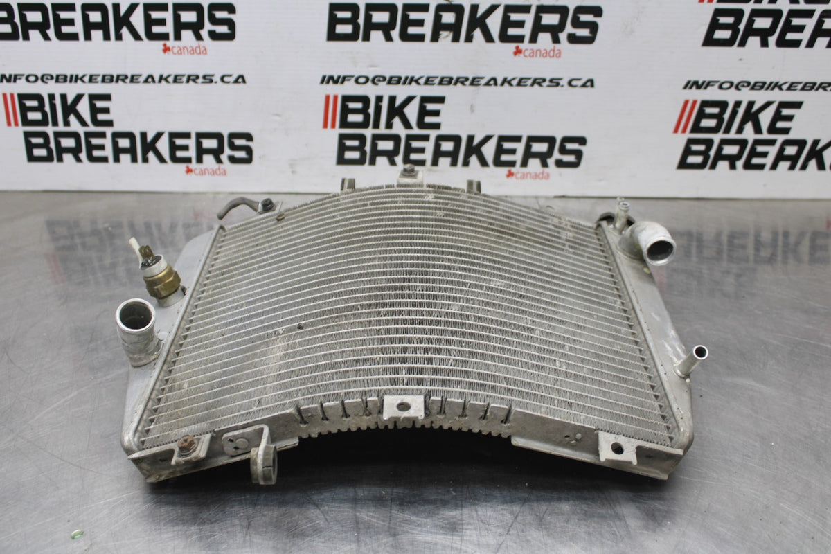 98 KAWASAKI NINJA ZX6 ENGINE RADIATOR MOTOR COOLER COOLING RADIATER BB870