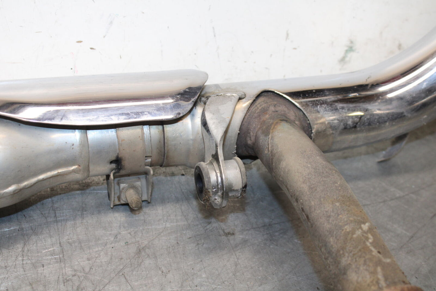 14-16 TRIUMPH AMERICA LT FULL EXHAUST HEADERS SILENCER PIPE BB720