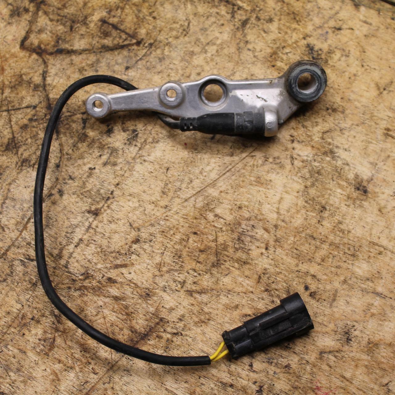 04-07 DUCATI ST3 RIGHT REARSET BRAKE FOOT PEDAL MOUNT SUPPORT BB347