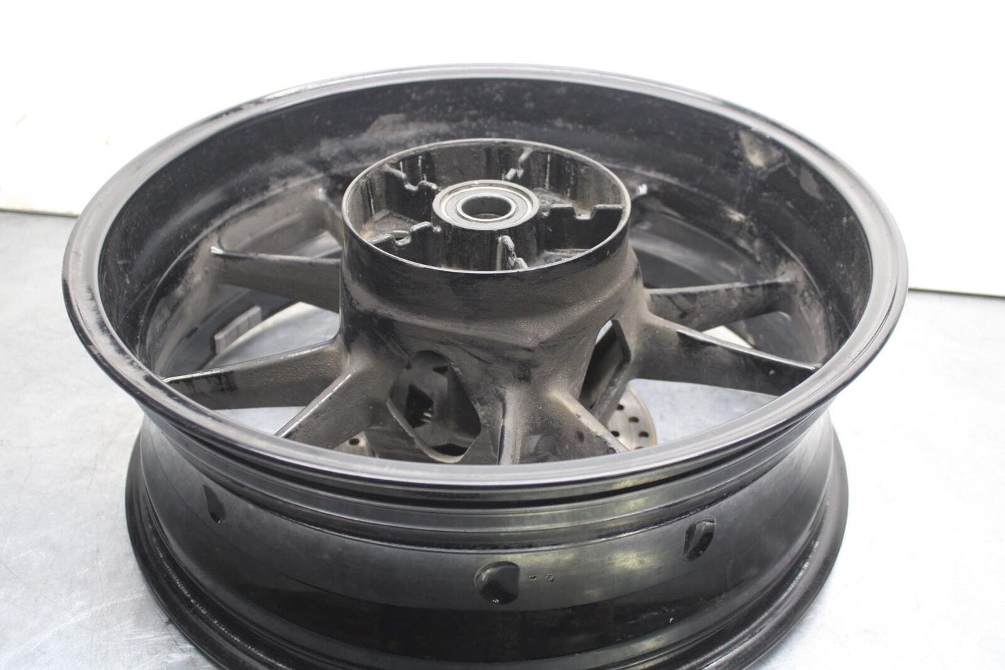 2016 BMW S1000R ABS REAR WHEEL AND ROTOR BACK BRAKE DISC BB604