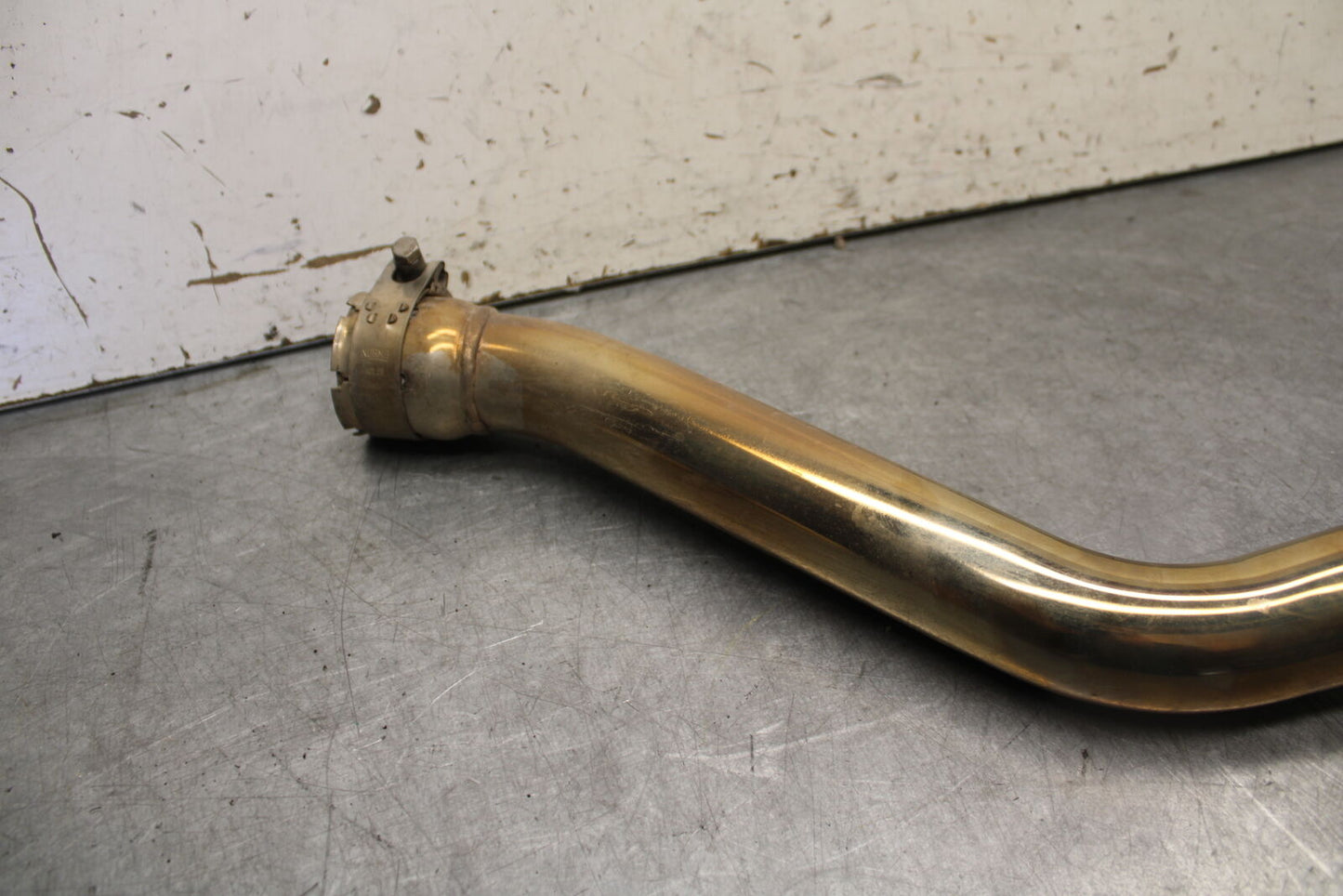 07-08 TRIUMPH DAYTONA 675 EXHAUST MIDPIPE MID MIDDLE PIPE BB685