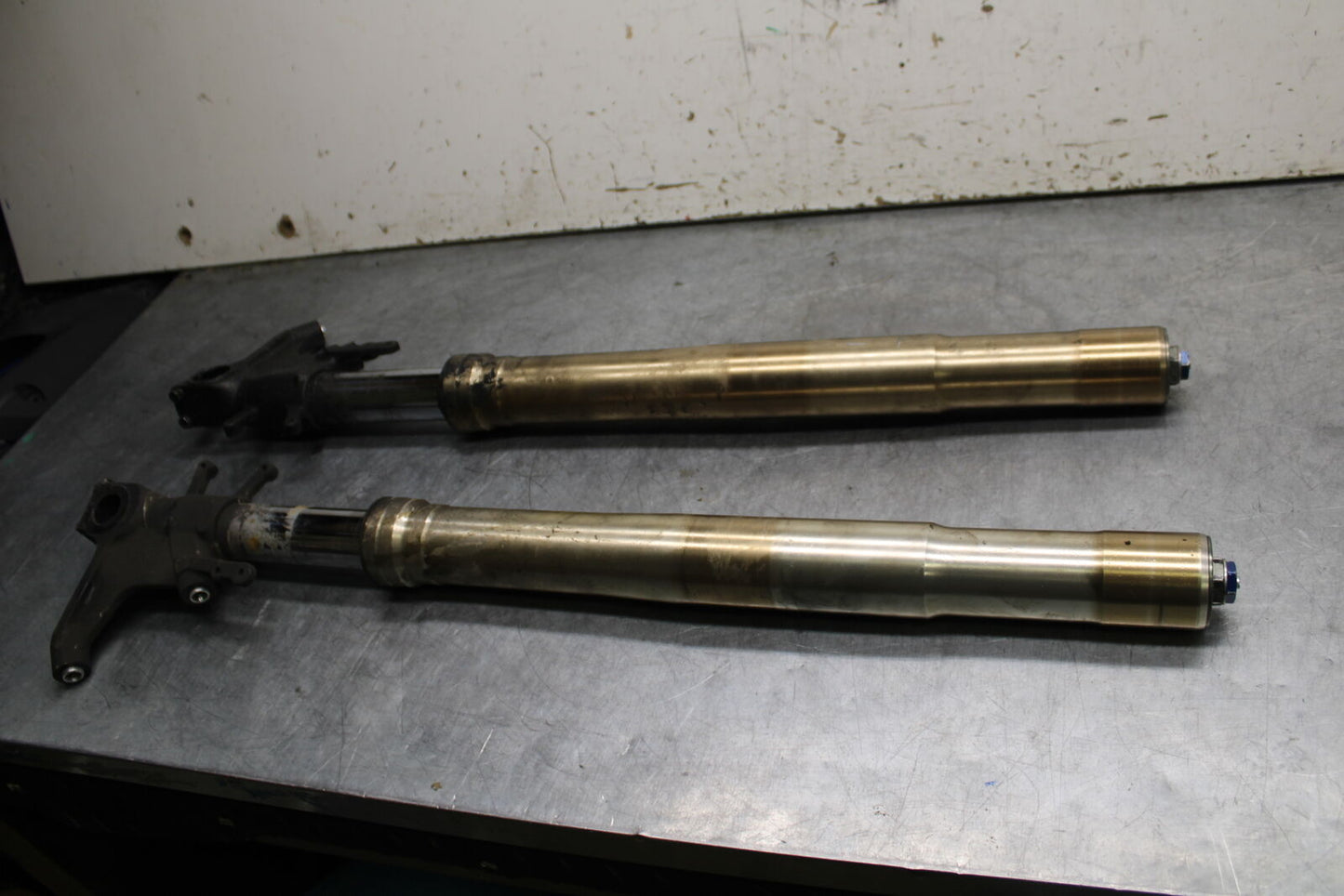 06-07 SUZUKI GSXR 600 FRONT FORKS SHOCK SUSPENSION SET PAIR BB737