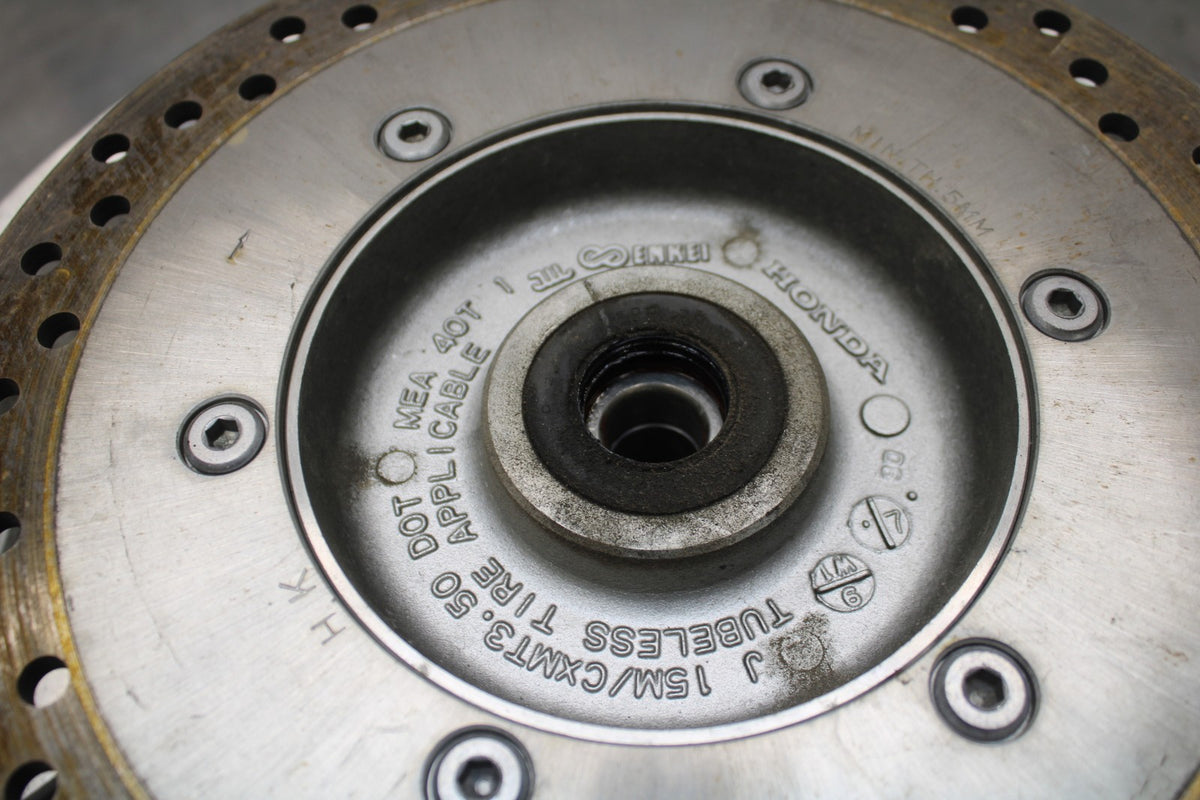 07 HONDA VTX1300R REAR WHEEL BACK RIM & ROTOR BB825