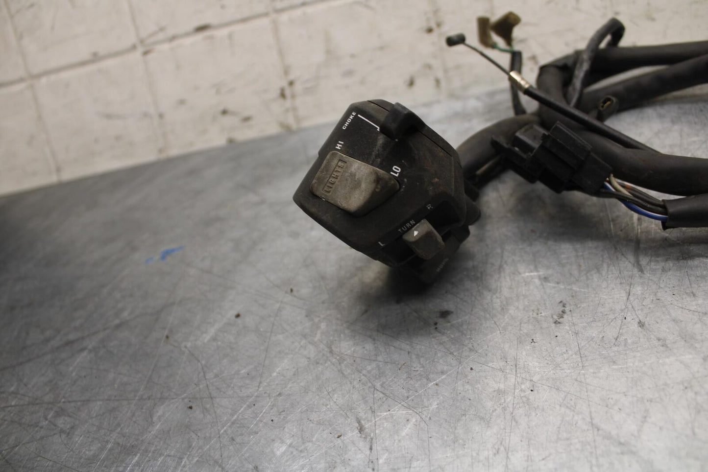 1992 Honda CBR600F2 LEFT CLIP ON HANDLE HORN SIGNALS SWITCH SWITCHES BB40