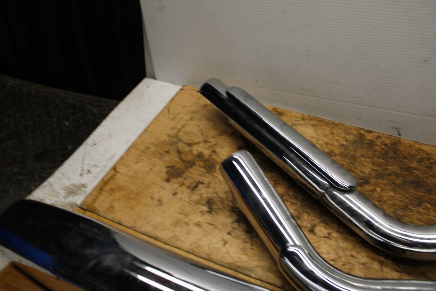 99-03 YAMAHA ROAD STAR XV1600A FULL MUFFLER EXHAUST SILENCER PIPE BB344