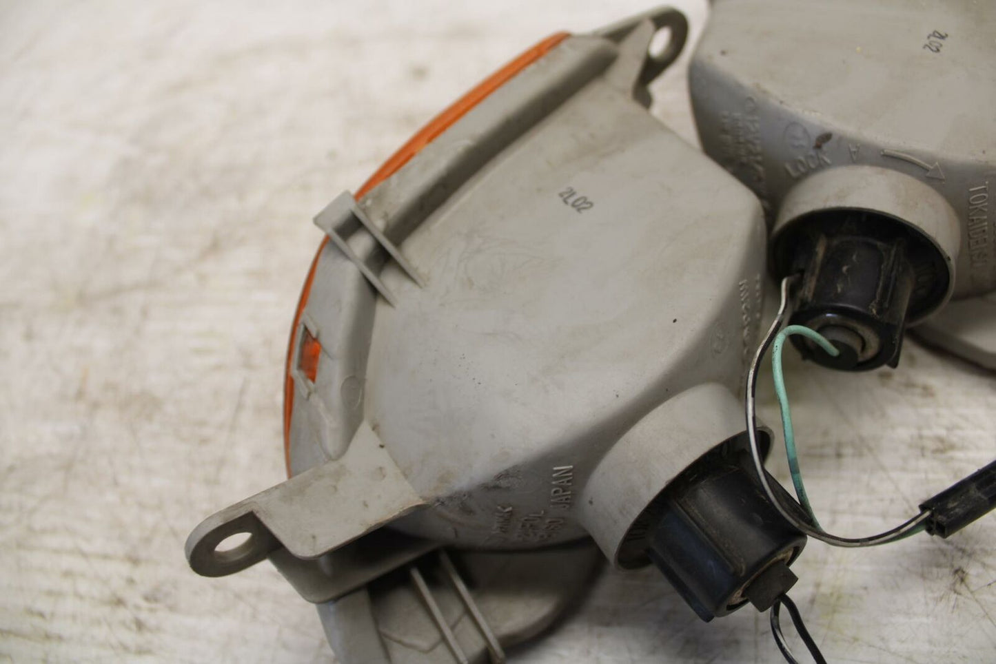 00-07 SUZUKI HAYABUSA FRONT LEFT RIGHT TURN SIGNALS LIGHT INDICATORS BB281