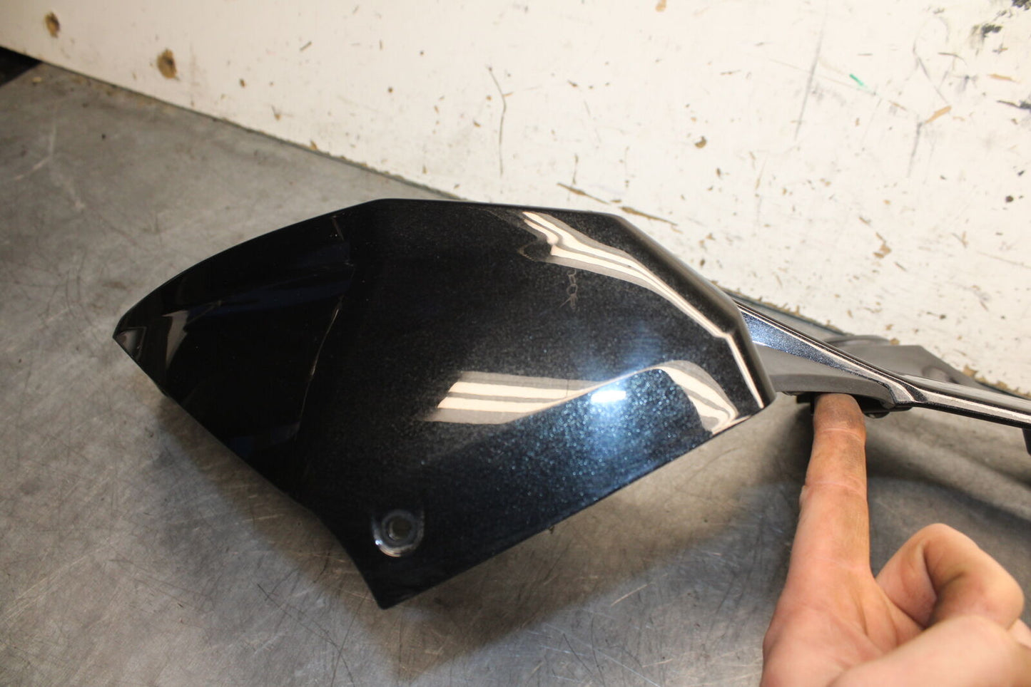 19-22 KAWASAKI Z400 RIGHT LOWER MID UPPER SIDE FAIRING COWL BB738