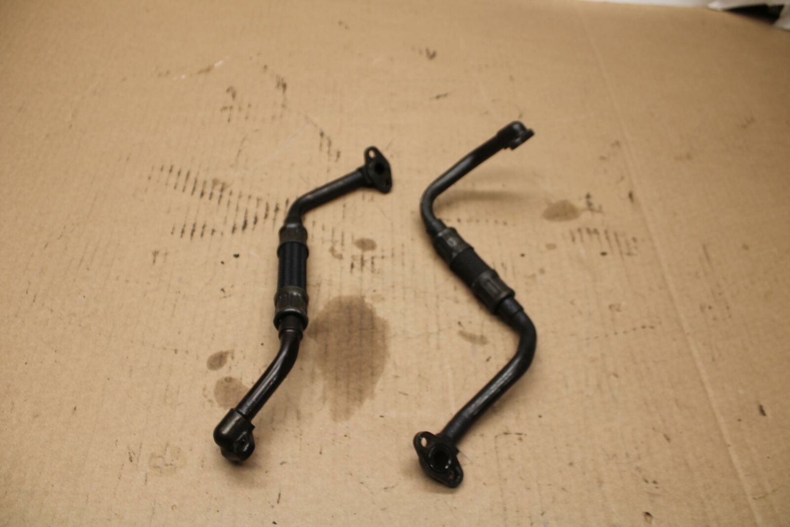 01 SUZUKI GSXR1000 ENGINE MOTOR OIL COOLER HOSES BB155b
