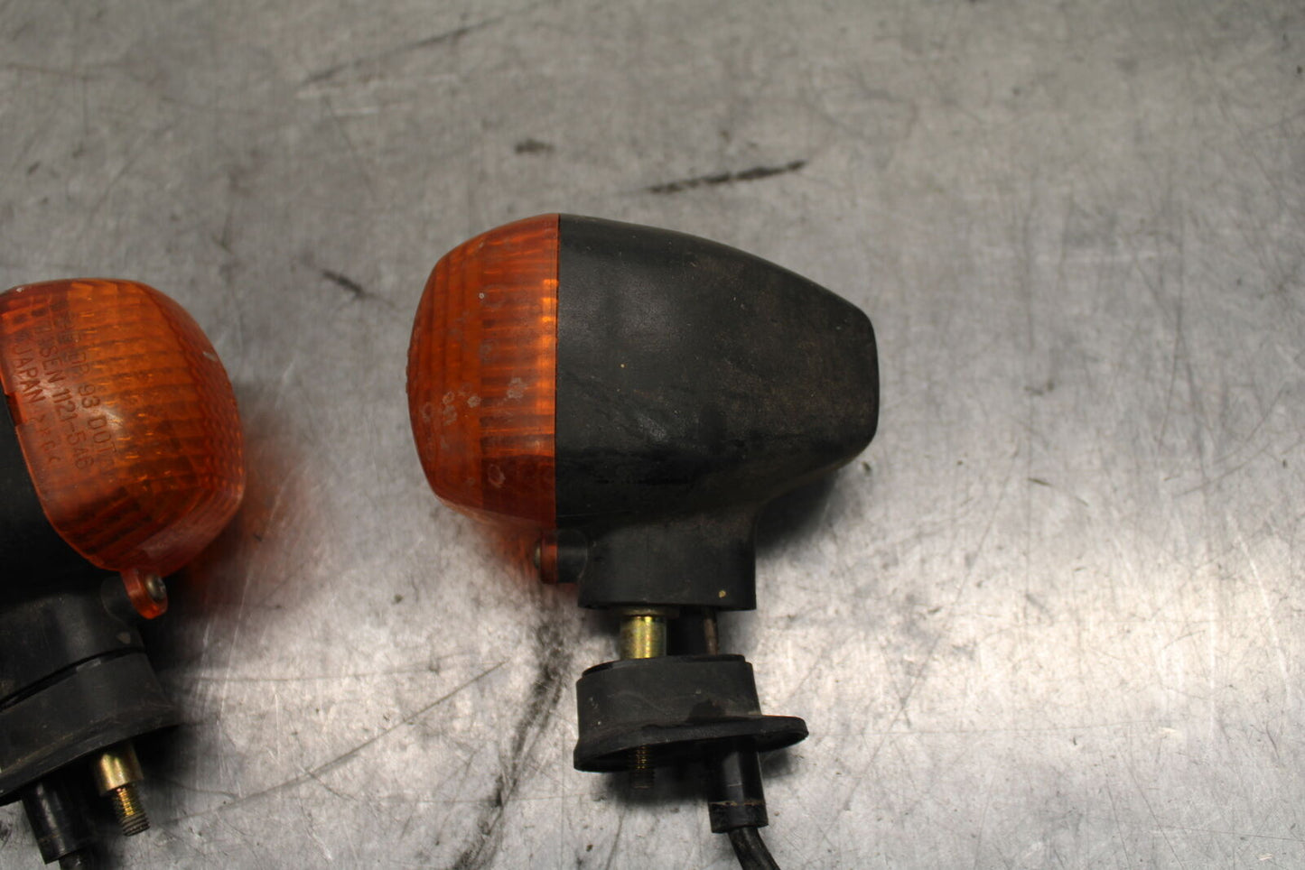 96-07 YAMAHA YZF600R FRONT LEFT RIGHT TURN SIGNALS LIGHT INDICATORS BB746