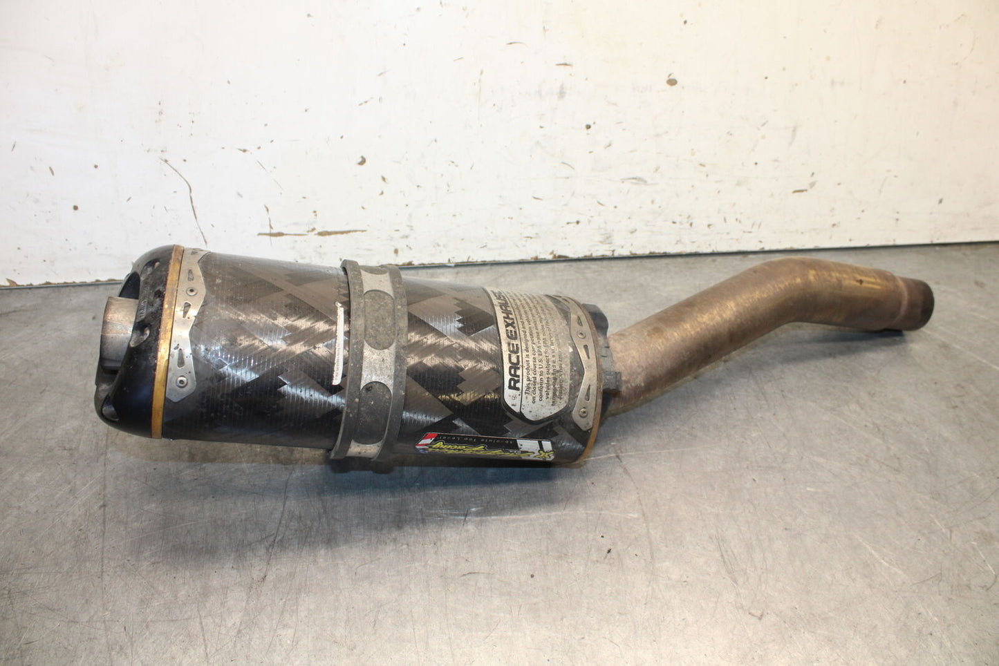 07-08 TRIUMPH DAYTONA 675 TWO BROTHERS EXHAUST PIPE SLIP ON CAN SILENCER BB685