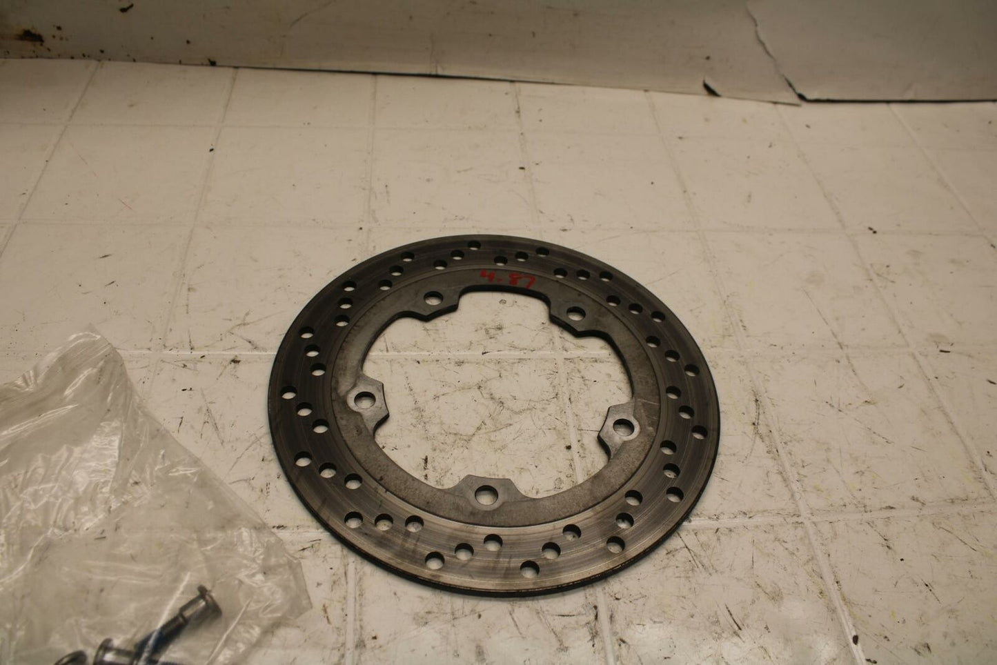 07 SUZUKI SV650 ABS REAR ROTOR BACK BRAKE DISC BB13