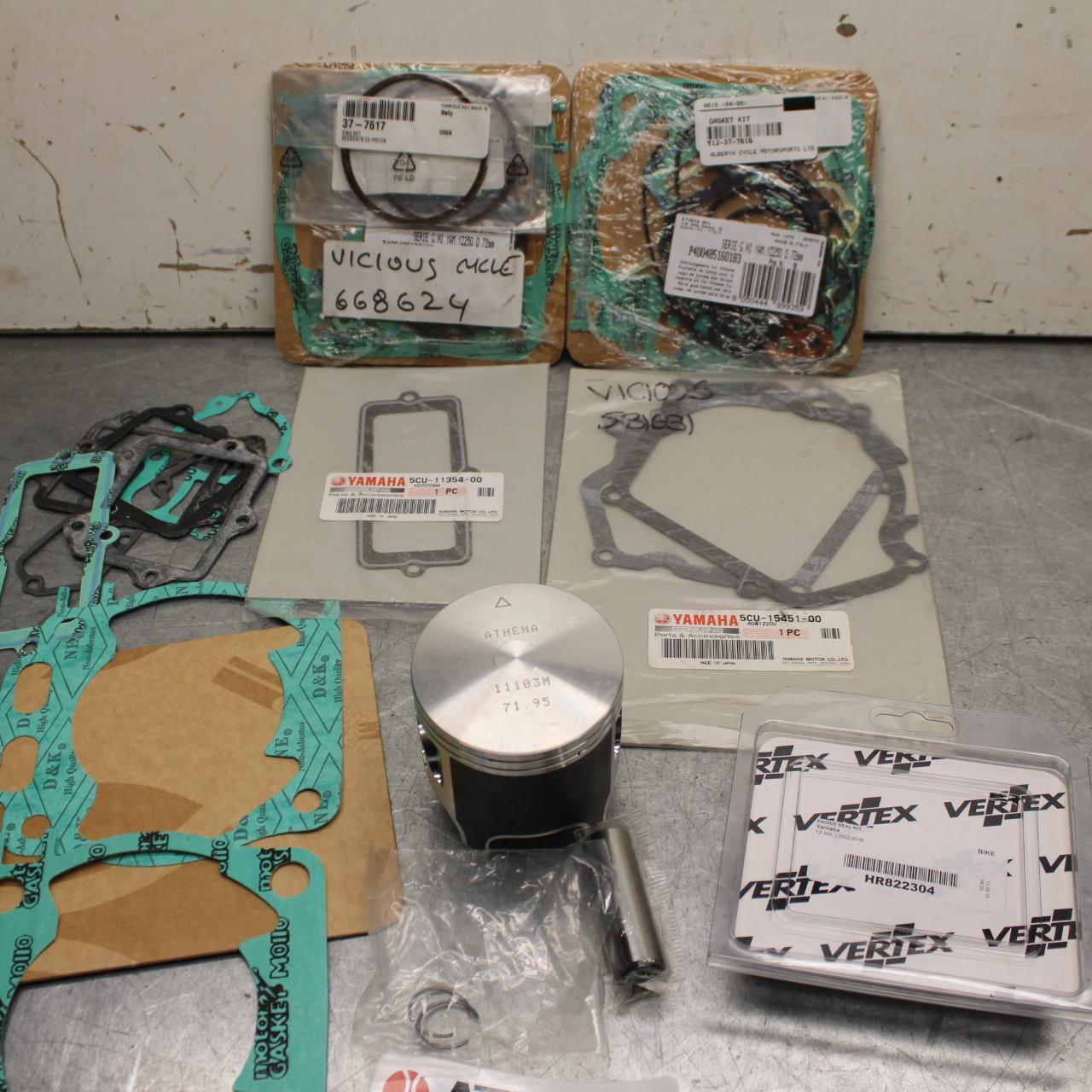99-23 YAMAHA YZ250 ATHENA 292cc KIT PISTON RINGS WRIST PIN GASKETS SEALS BB630