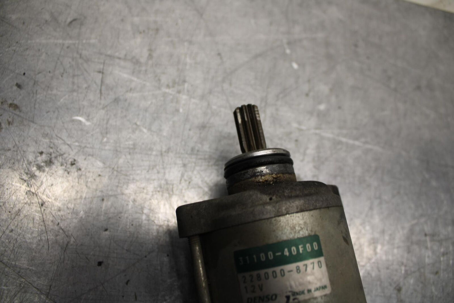 2002 Suzuki GSXR1000 ENGINE STARTING STARTER MOTOR -DC 12V 31100-40F00 BB73