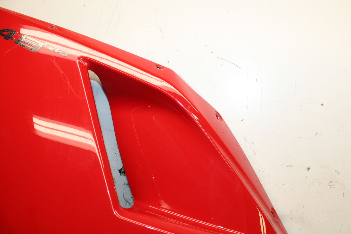 08-13 DUCATI 848 EVO LEFT LOWER MID UPPER SIDE FAIRING COWL BB667