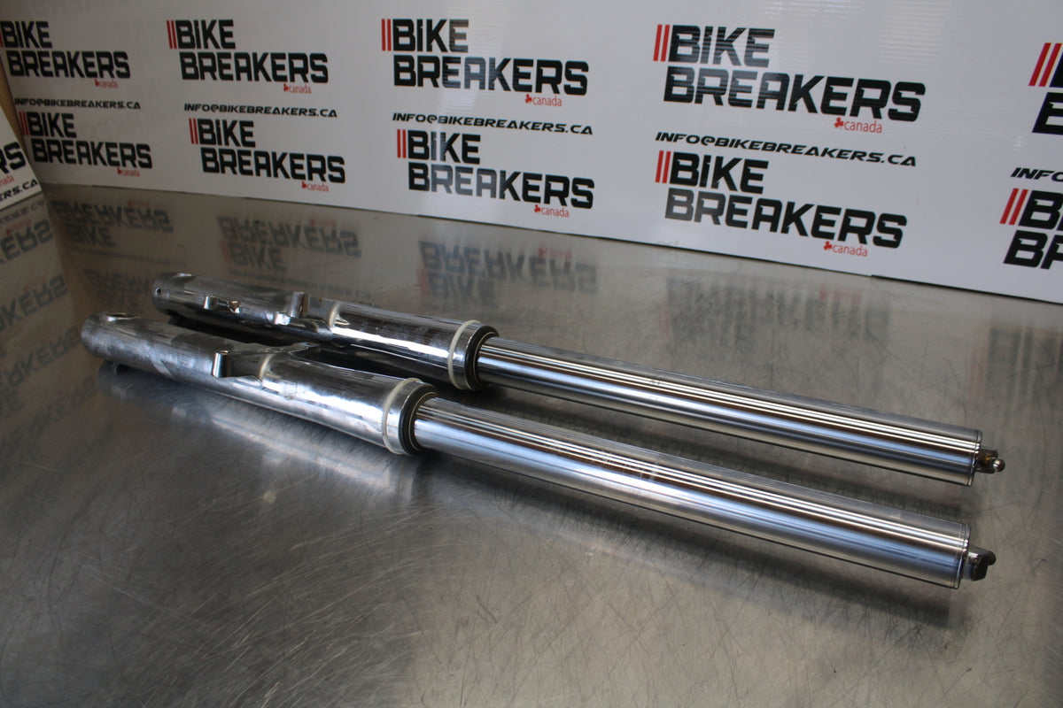 09 YAMAHA ROYAL STAR XVZ1300TF VENTURE FRONT FORKS SHOCK SUSPENSION SET BB151