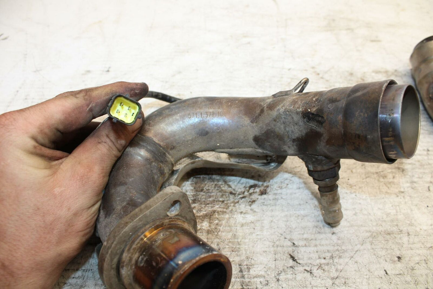 17-20 DUCATI MONSTER 797 EXHAUST HEADER PIPES MANIFOLD BB309